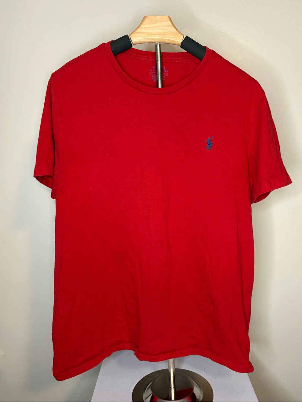 Ralph Lauren Red Shirt Large Slim